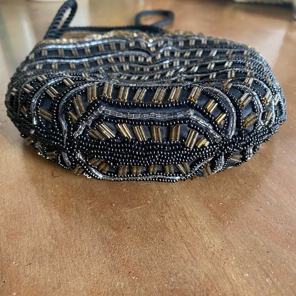 Vintage Genie Beaded Mini Shoulder Bag Hand Made Dynasty Style Golden Girls - Picture 8 of 9